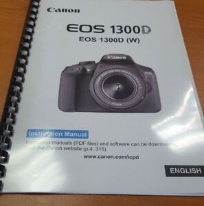 Canon eos 1300d manual pdf download